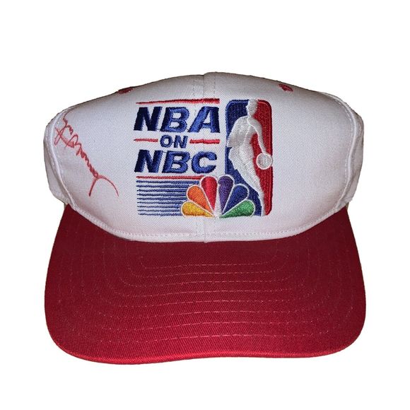 NBA Other - Vintage NBA On NBC Autographed Snapback Hat Cap - Signed By James Worthy